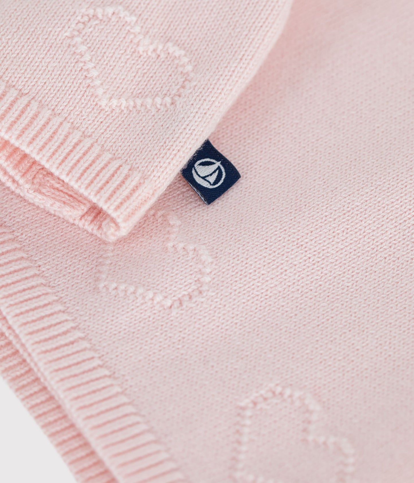 Wrapover cardigan i uld og bomuld - barely