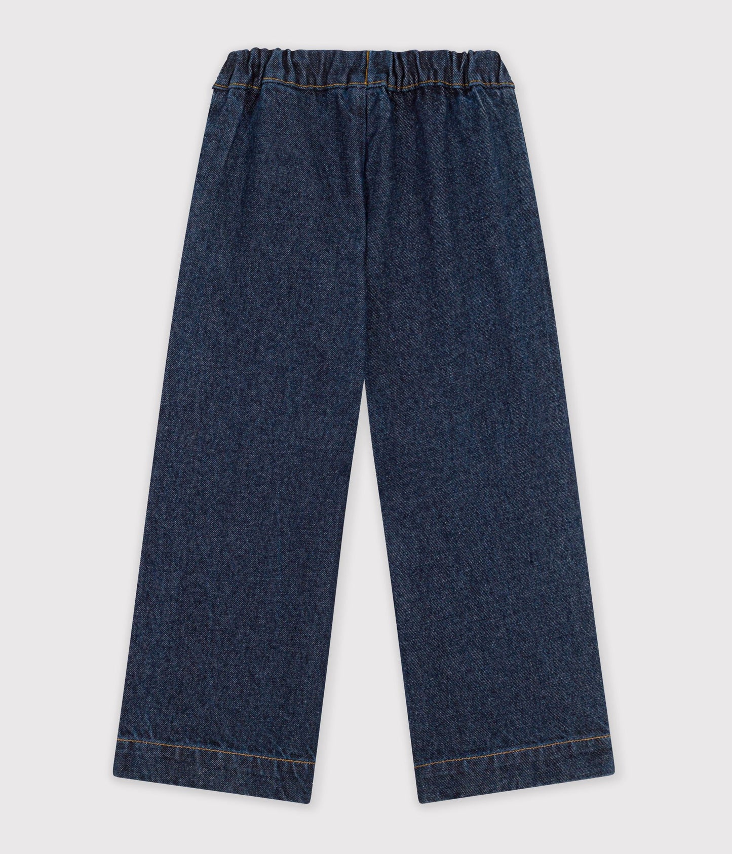 Denimbukser med brede ben og pynteknapper - Denim Brut