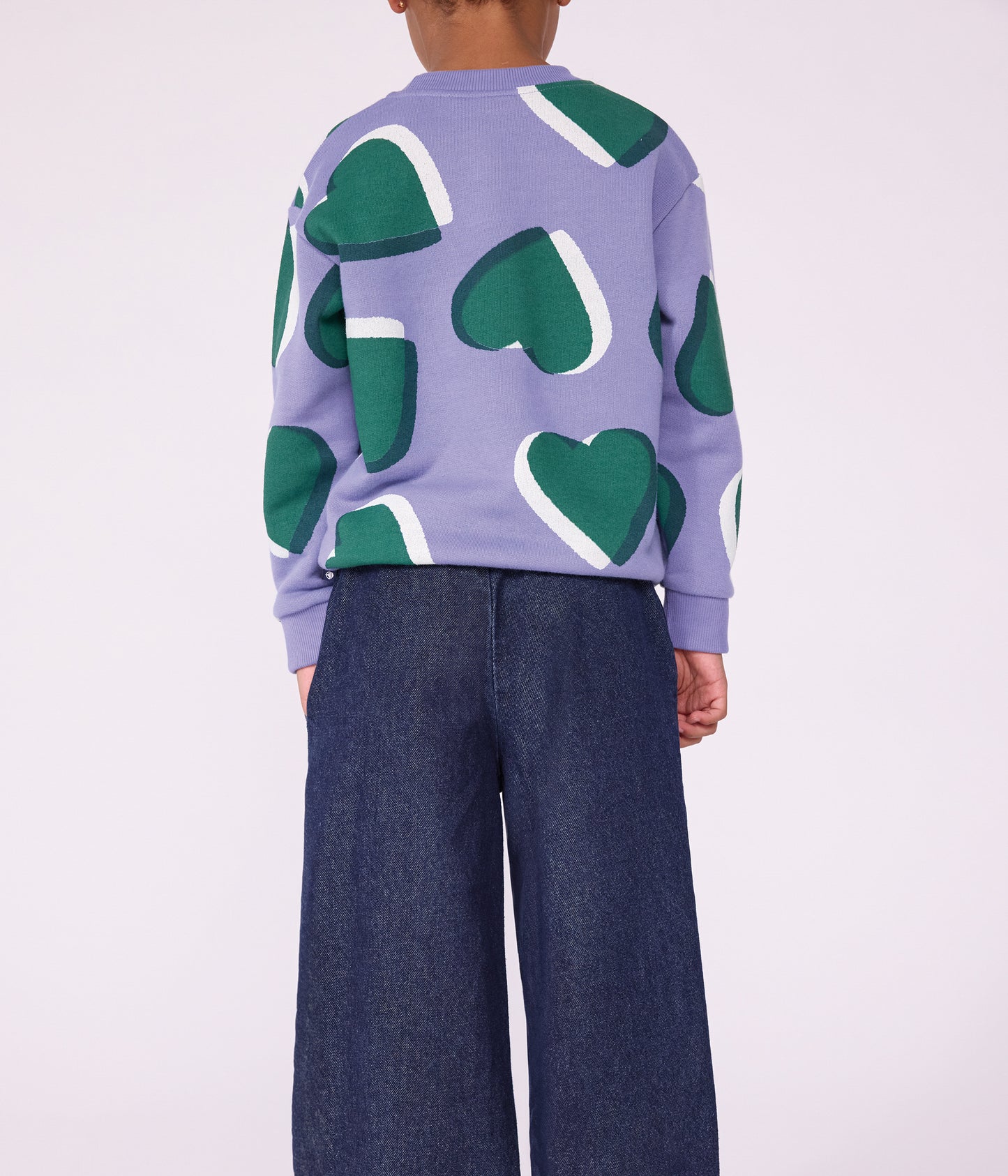 Denimbukser med brede ben og pynteknapper - Denim Brut