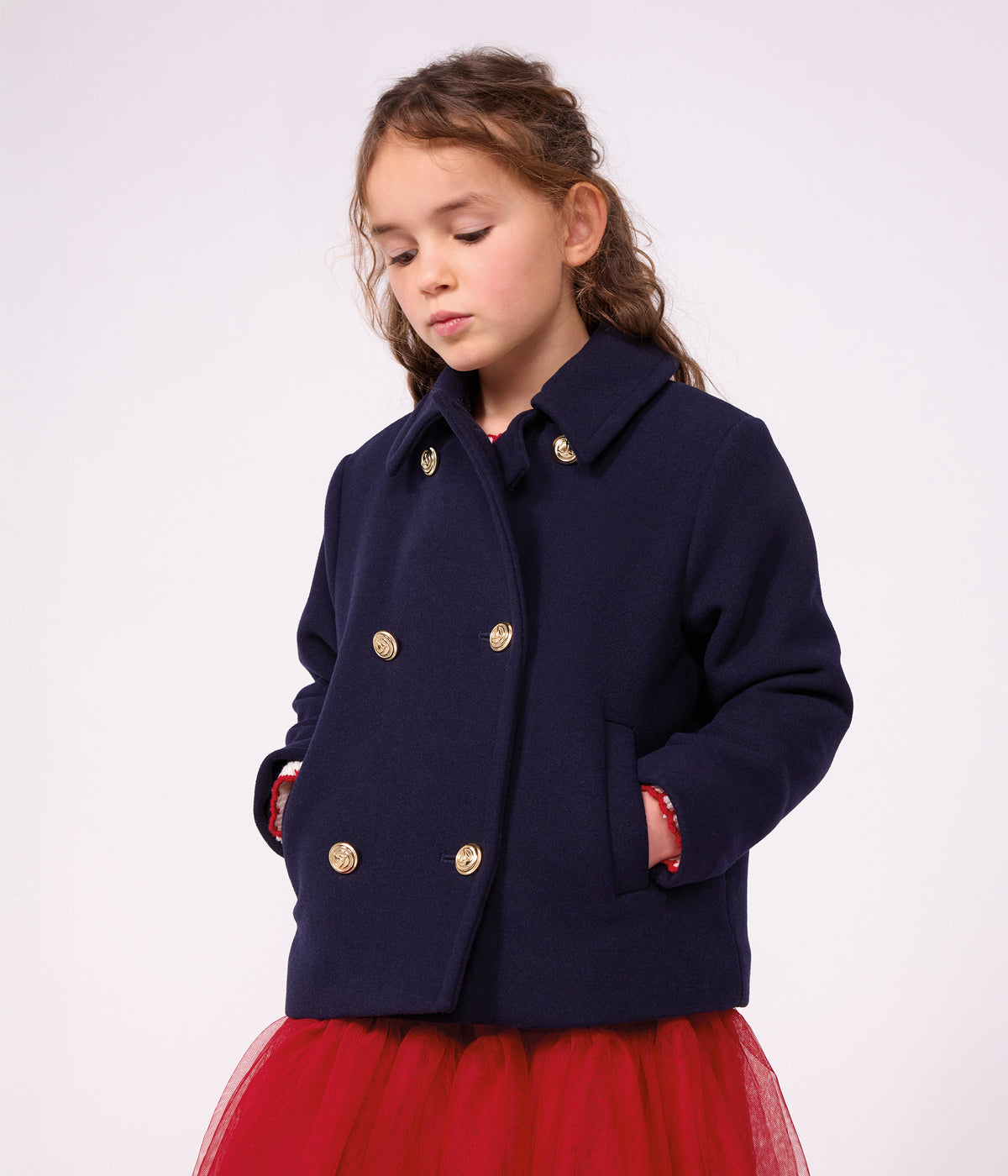 Peacoat frakke til piger - Smoking