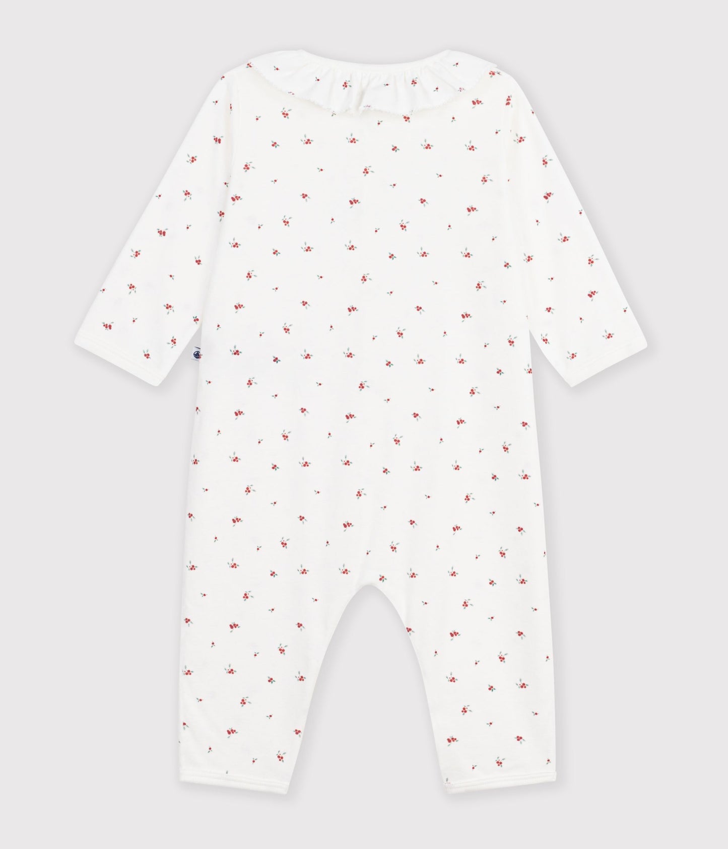 Pyjamas uden fødder - Marshmallow/Floral