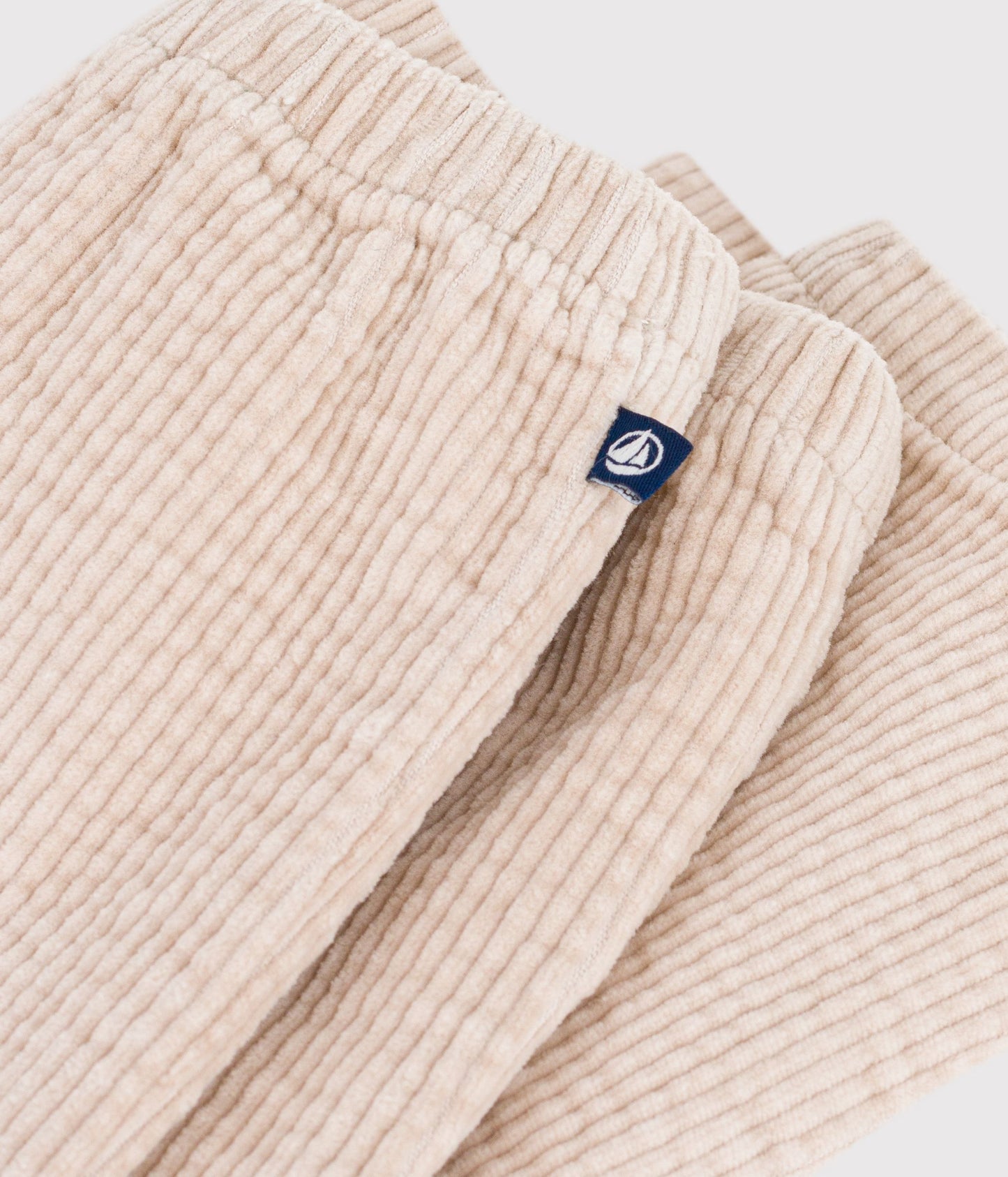 Fløjlsbukser til baby - Gesso beige