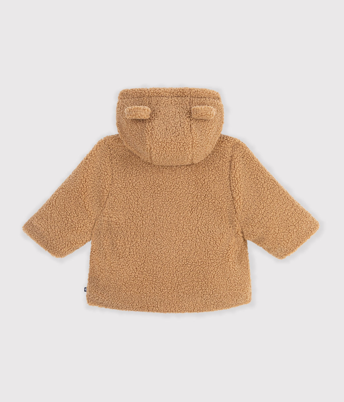 Sherpa jakke til baby - Latte