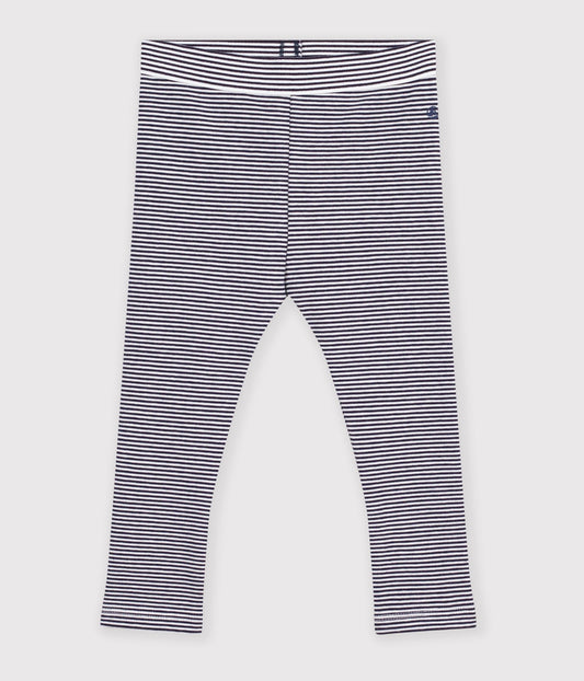 Jeggings til baby - SMOKING/MARSHMALLOW Milleraise strib